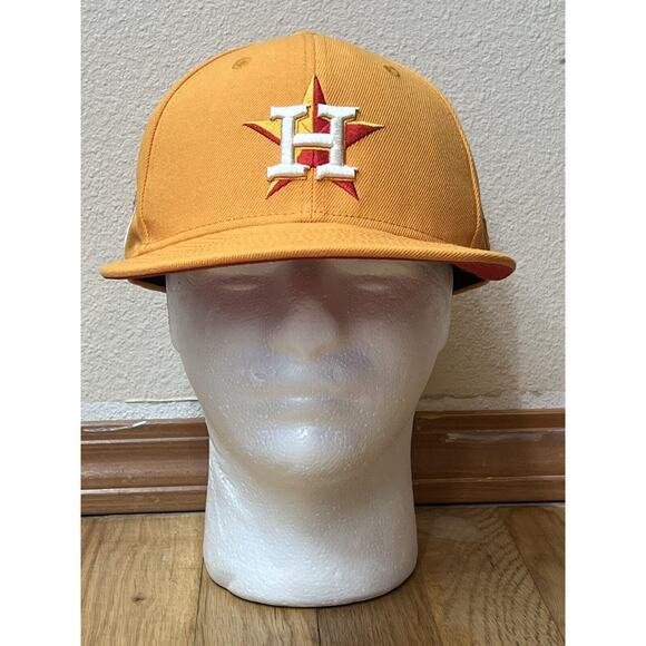 New Era Houston Astros State Fruit 5950 Hat 2017 World Series Patch Size 7 3/8